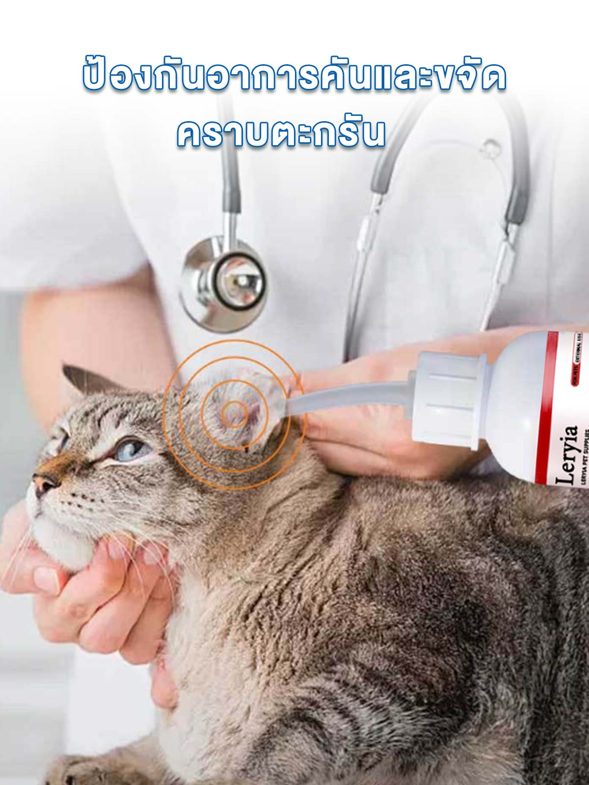 Leryia Pet Eye Drops for Dogs & Cats – Gentle Plant-Based Formula for Tear Stains, Red Eyes & Daily Eye Care