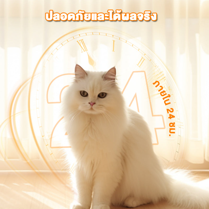 Leryia ยาหยอดเห็บหมัดอะเวอร์เมกติน สำหรับสุนัขและแมว ขนาด 0.5มล.*3หลอด/กล่อง ยาถ่ายพยาธิภายนอก-ภายใน